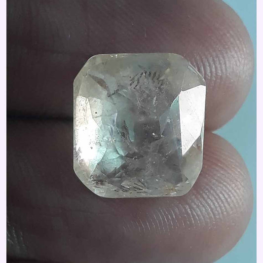 9.97/CT Natural Ceylonese Pukhraj with Govt Lab Certificate-YELSA9S