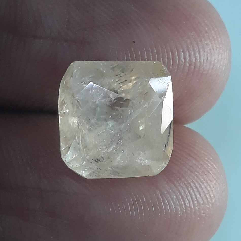 9.51 Ratt. Natural yellow sapphire with Govt Lab Certified-(YELSA9T)