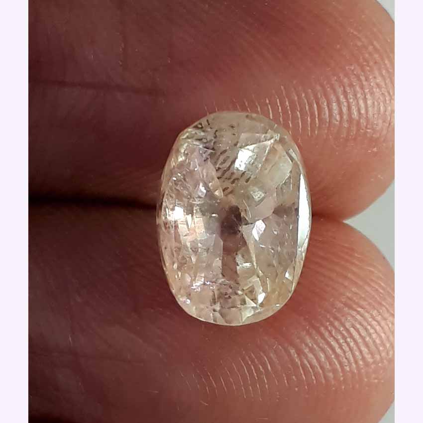 4.80/CT Natural yellow sapphire with Govt Lab Certified-YELSA9V