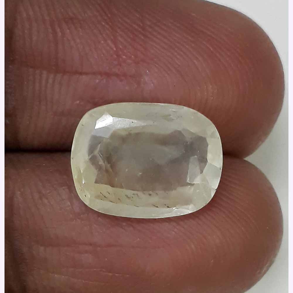 6.34 Ratti yellow sapphire with Govt Lab Certificate-(6771)