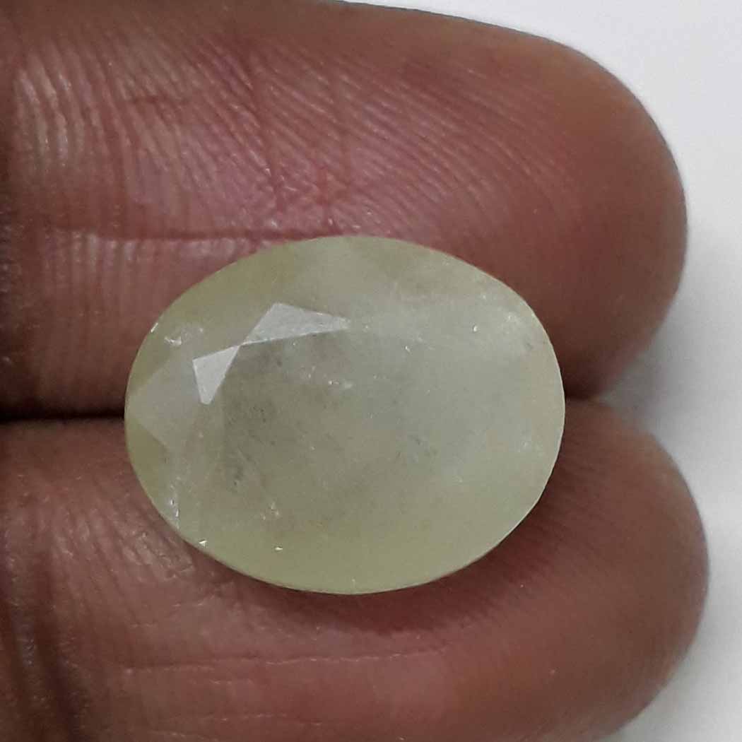 12.96 Ratti yellow sapphire with Govt Lab Certificate-(4551)