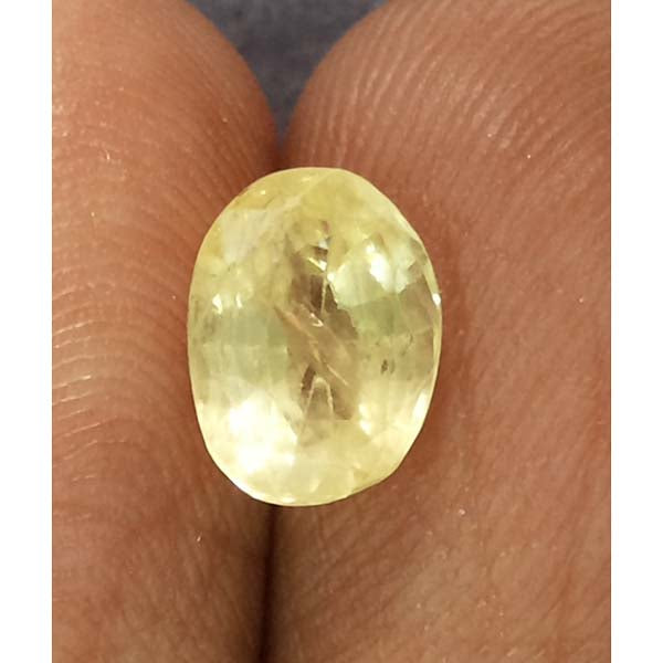 2.11 Ratti  yellow sapphire with Govt Lab Certificate-(11000)