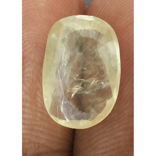 6.10 Ratti  yellow sapphire with Govt Lab Certificate-(YELSA9T)