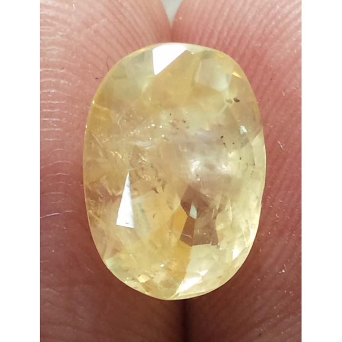 5.48 Ratti  Natural yellow sapphire with Govt Lab Certificate-(11000)