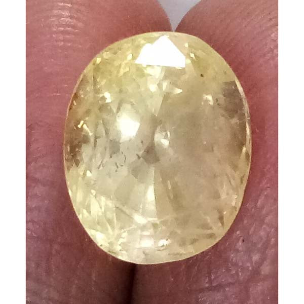 8.78/CT Natural Yellow Sapphire With Govt. Lab Certificate-78810