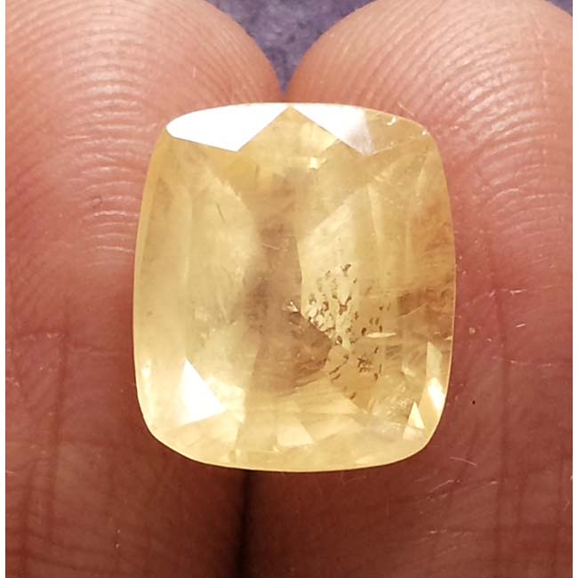 8.84 Ratti  Natural yellow sapphire with Govt Lab Certificate-(11000)