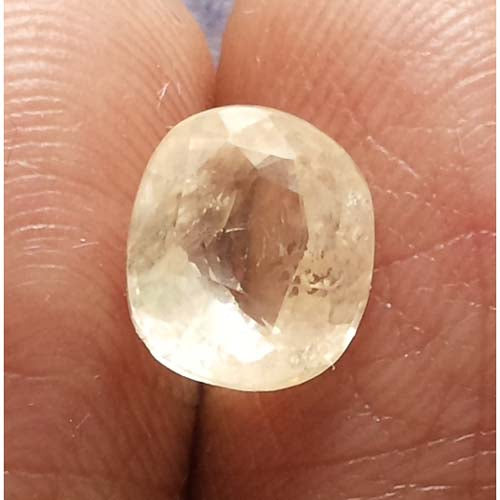 3.03/CT Natural yellow sapphire with Govt Lab Certificate-YELSA9U