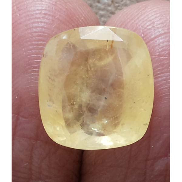 9.57 Ratti  Natural yellow sapphire with Govt Lab Certificate-(6771)