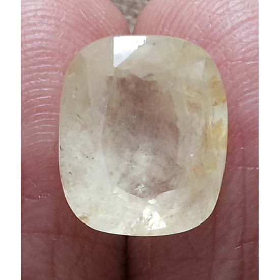 7.80 Ratti  yellow sapphire with Govt Lab Certificate-(6771)