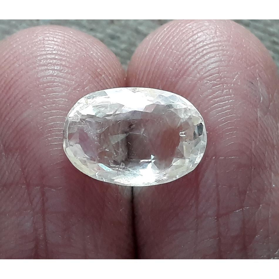 4.44/CT Pukhraj Stone with Govt Lab Certificate-(YELSA9V)