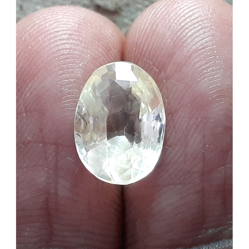 4.23/CT Pukhraj Stone with Govt Lab Certificate-(YELSA9V)