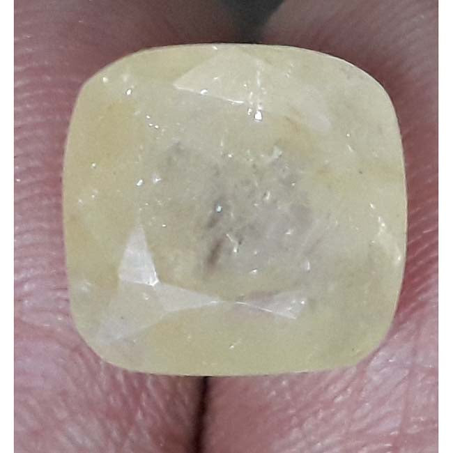 9.90 Ratti  Natural yellow sapphire with Govt Lab Certificate-(4100)