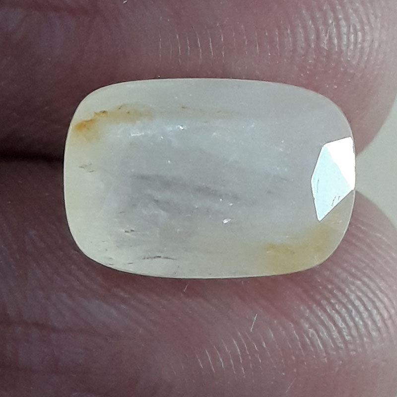 7.39 Ratti  Natural yellow sapphire with Govt Lab Certificate-(4551)