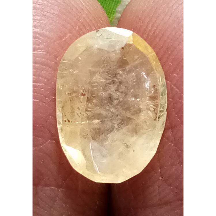 3.48/CT Yellow sapphire with Govt Lab Certificate-YELSA9U