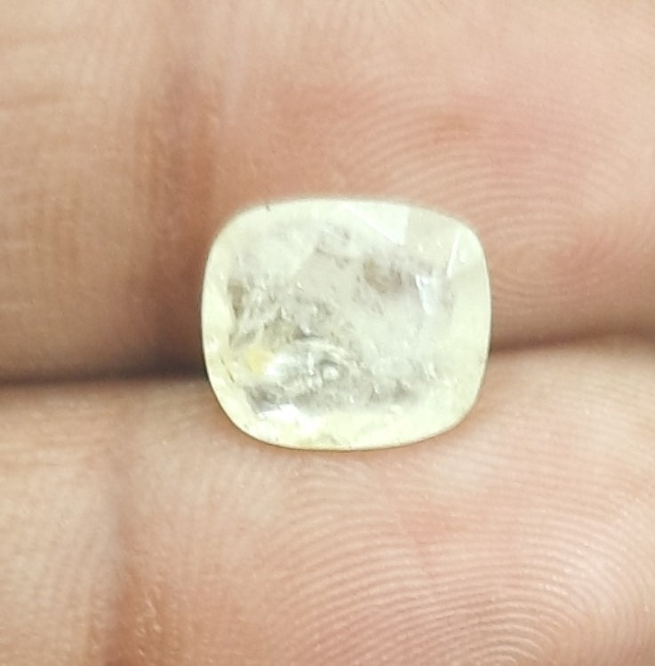 3.97/CT Natural Ceylonese Pukhraj with Govt Lab Certificate-6771