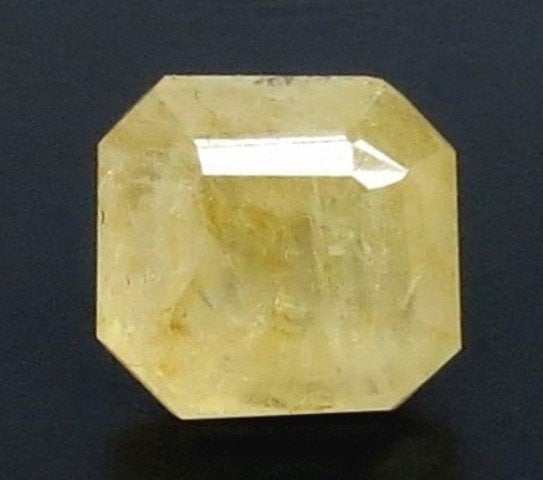 3.88/CT Natural Ceylonese Pukhraj with Govt Lab Certificate-4551