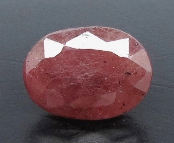 7.42/CT Natural Indian Ruby with Govt. Lab Certificate (1221)