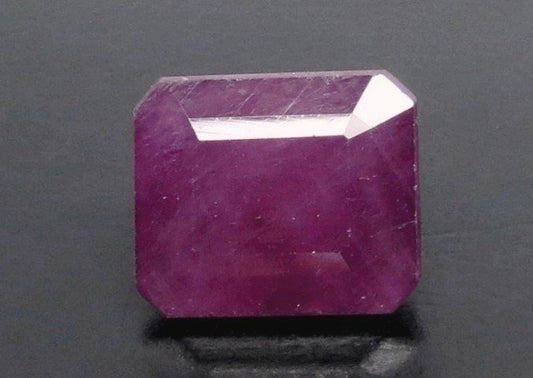 6.72/CT Natural Mozambique Ruby with Govt. Lab Certificate (12210)