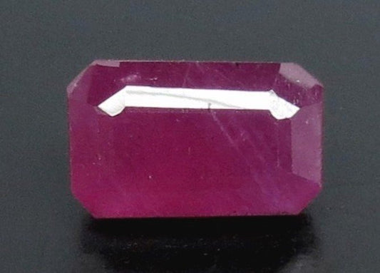 5.42/CT Natural Mozambique Ruby with Govt. Lab Certificate (12210)