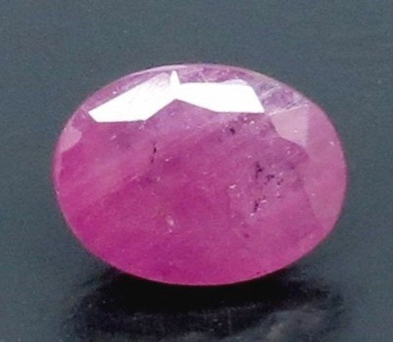 3.08/CT Natural Mozambique Ruby with Govt. Lab Certificate-12210