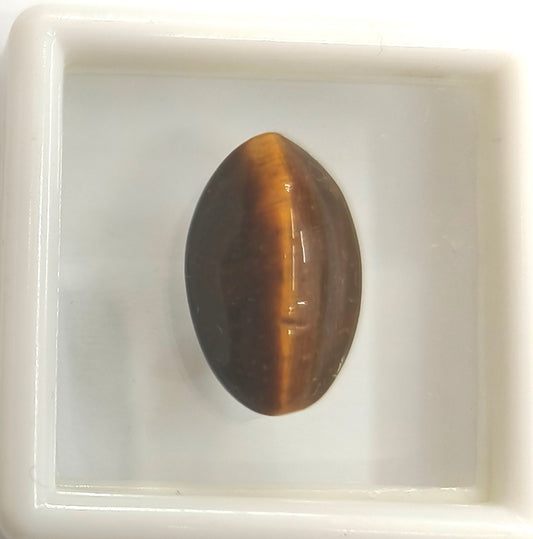 6.15/CT NATURAL TIGER CAT'S EYE-(450)