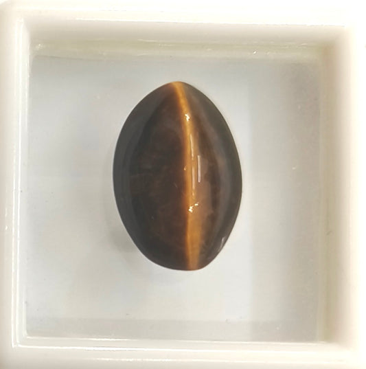 6.15/CT NATURAL TIGER CAT'S EYE-(450)