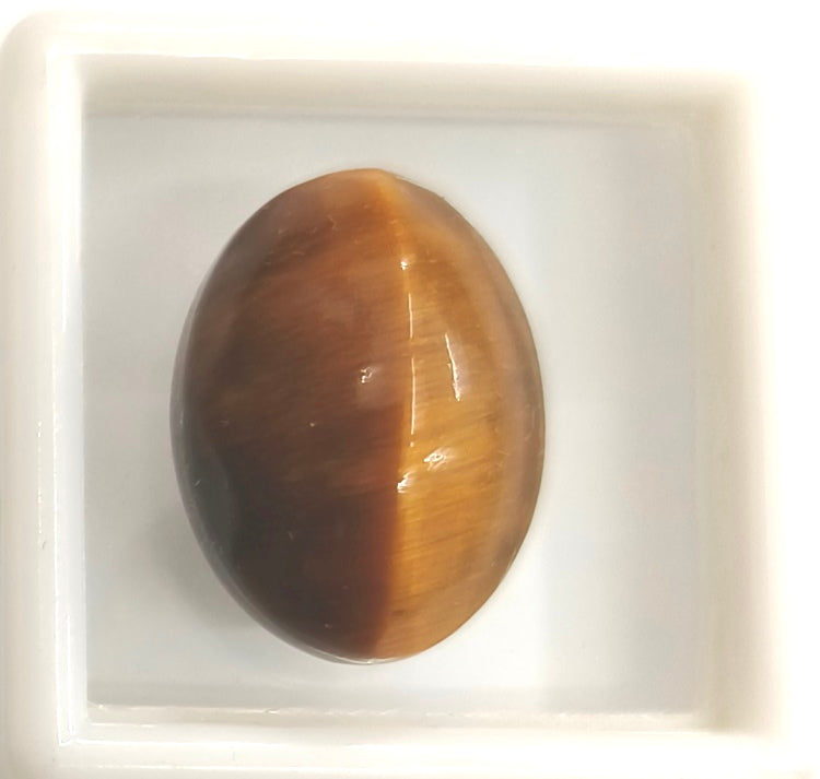 13.65/CT NATURAL TIGER CAT'S EYE-(450)