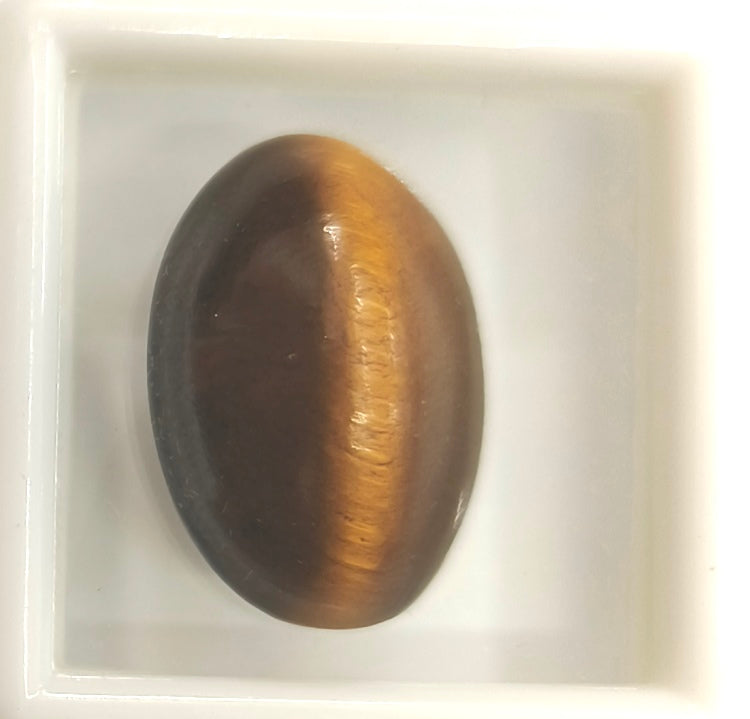 13.90/CT NATURAL TIGER CAT'S EYE-(450)