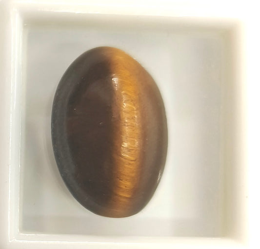 13.90/CT NATURAL TIGER CAT'S EYE-(450)