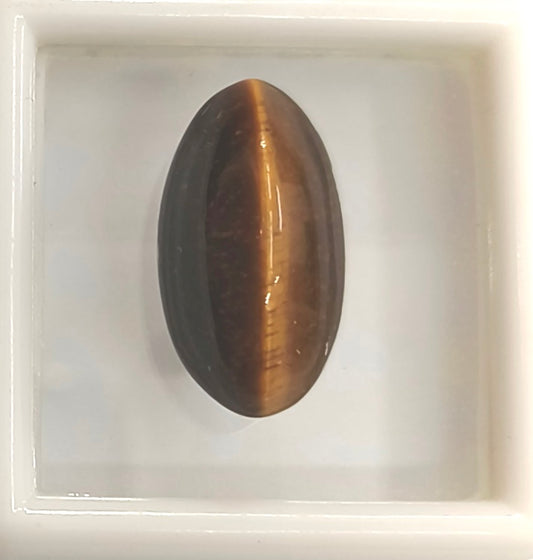 9.30/CT NATURAL TIGER CAT'S EYE-(450)