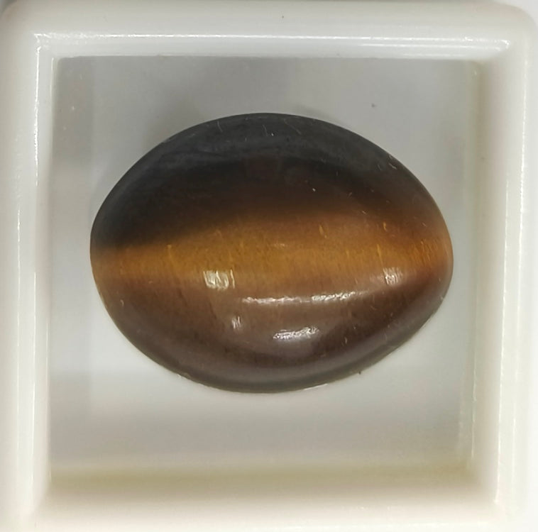 19.95/CT NATURAL TIGER CAT'S EYE-(450)