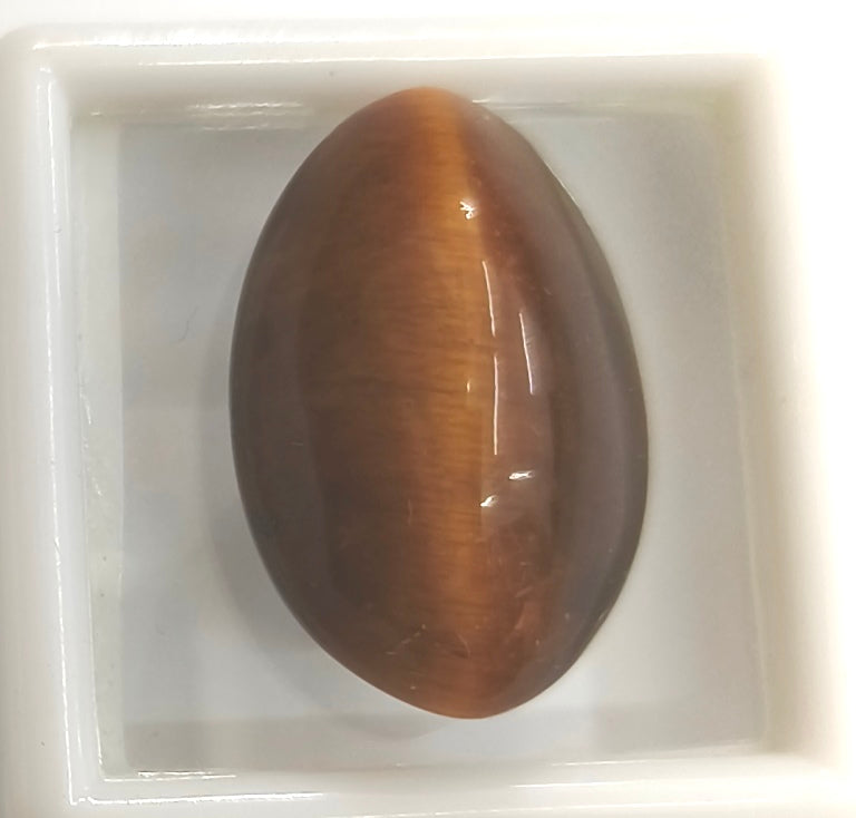 19.75/CT NATURAL TIGER CAT'S EYE-(450)