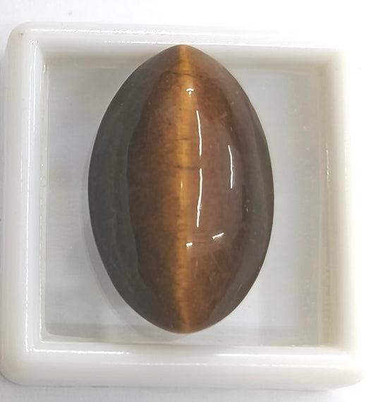 21.95/CT NATURAL TIGER CAT'S EYE-(450)