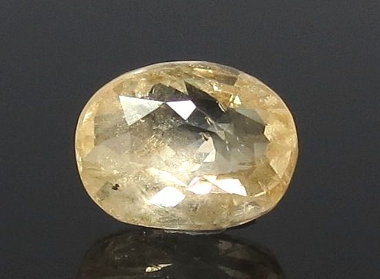 4.51/CT Natural Yellow sapphire Stone with Govt Lab Certificate-(YELSA9W)